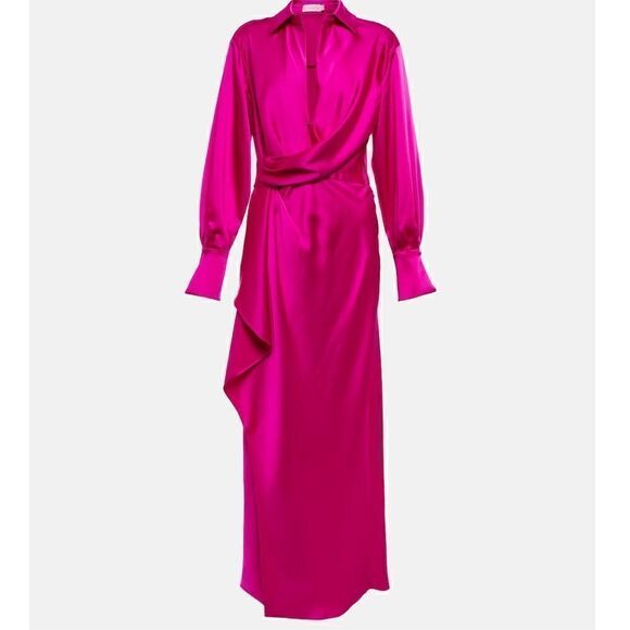 Simkhai Talia Satin Midi dress  NWT Size 0 - Picture 2 of 11